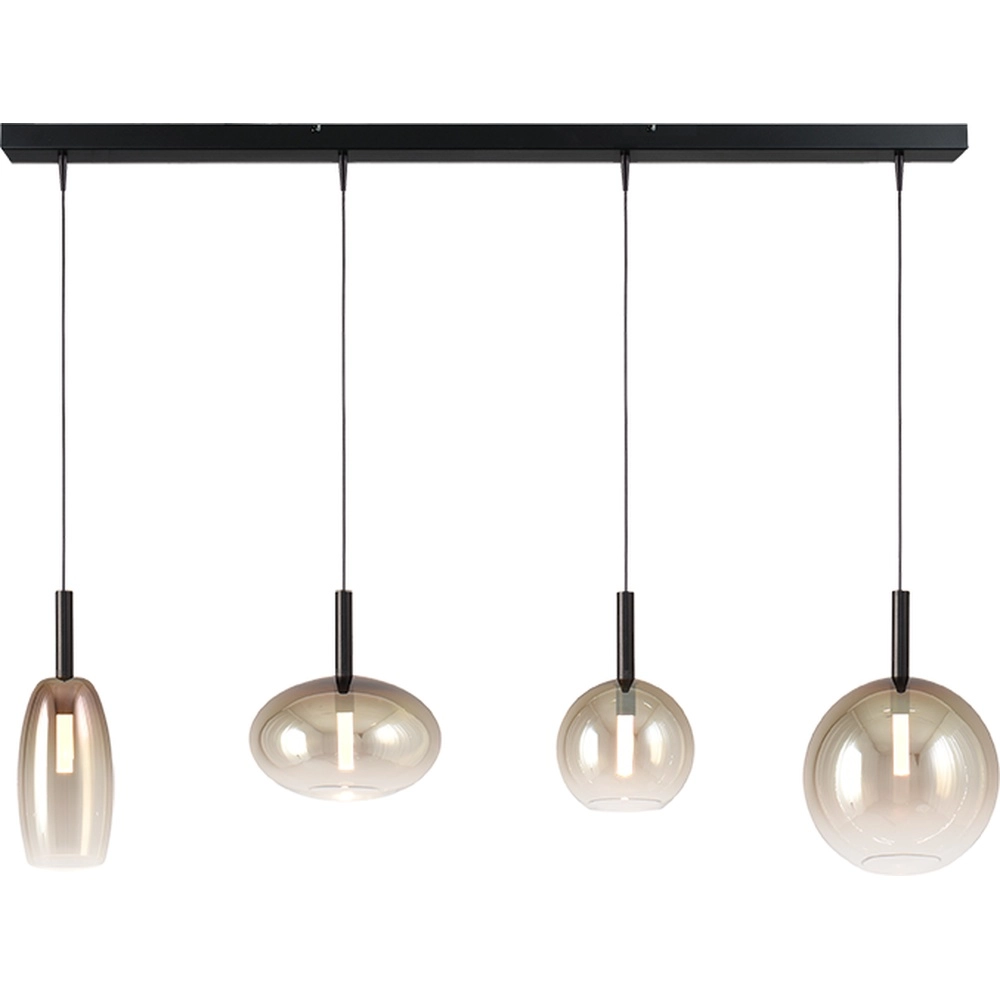 4L hanglamp Lido Ball met gold-fading glas