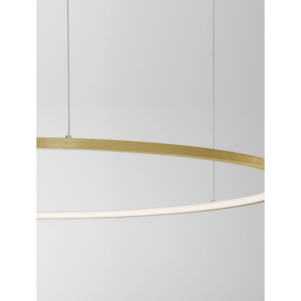 Ronde hanglamp Tarquin goud Ø 100cm Lyora 5212017438355