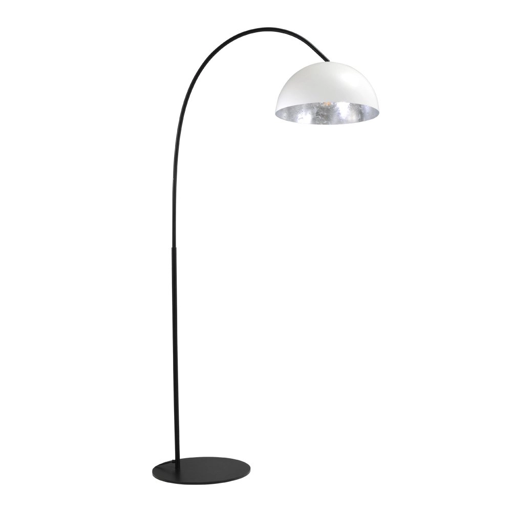 Vloerlamp Industria 186 wit met zilver Vloerlamp Industria 186 wit met zilver