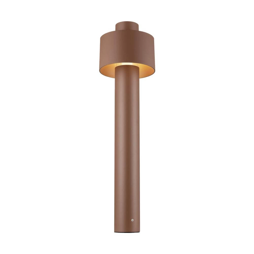 Design tuinlamp Photoni Cyl Pole 75 roestbruin 75cm Design tuinlamp Photoni Cyl Pole 75 roestbruin 75cm