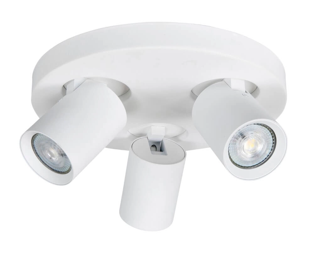 Opbouwspot Oliver 3-lichts mat wit Opbouwspot Oliver 3-lichts mat wit