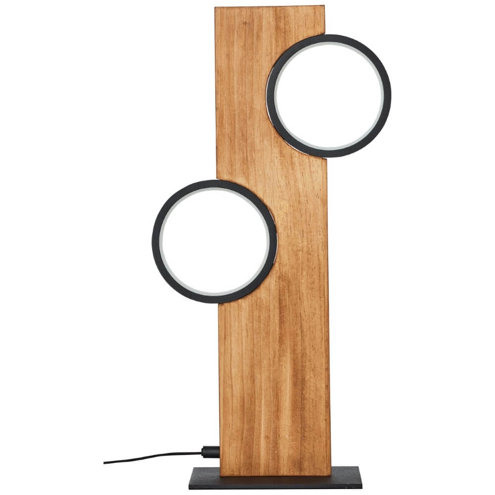 Tafellamp Cheesy hout Brilliant 4004353429606