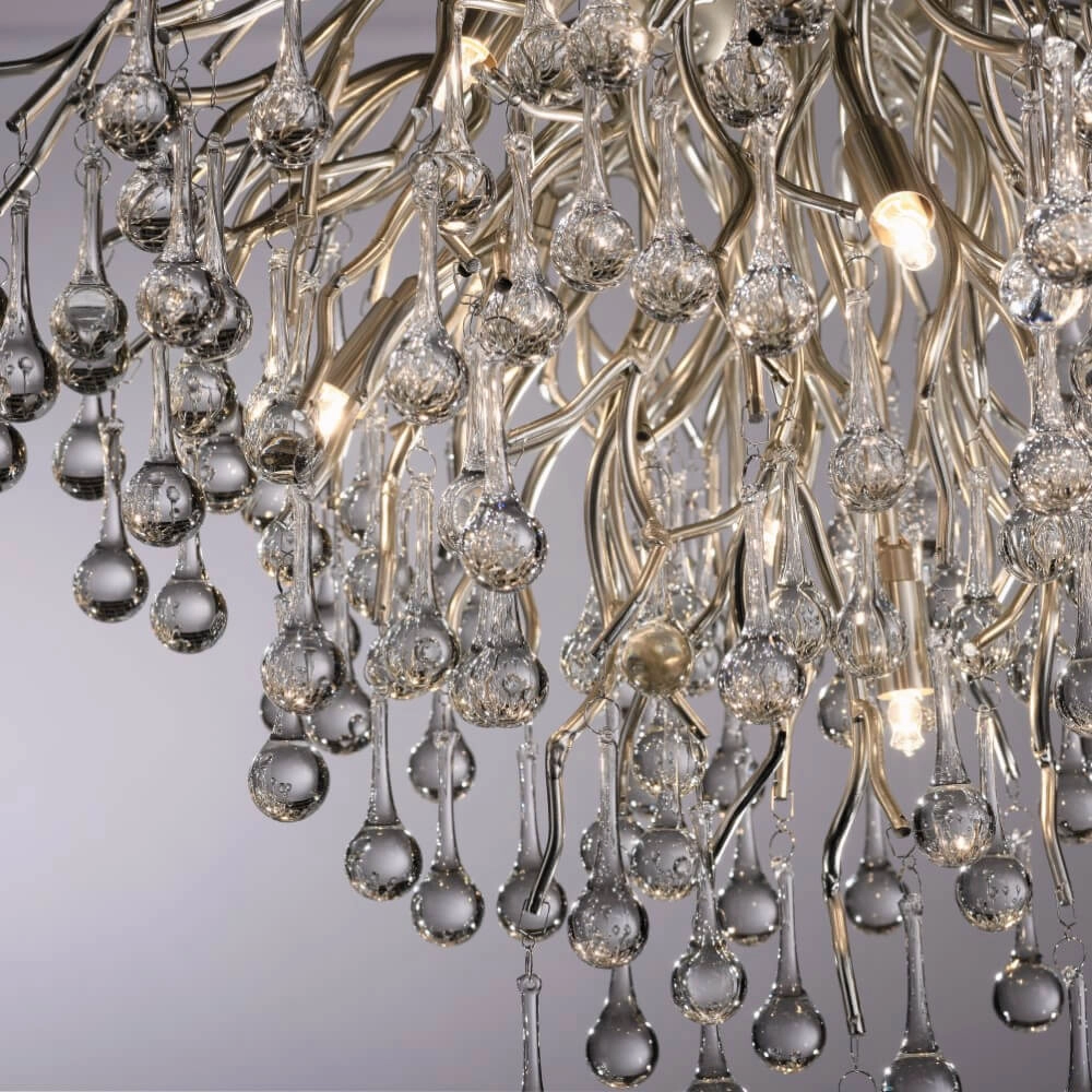 Kroonluchter Icicle metaal 50cm Paul Neuhaus 4012248352090