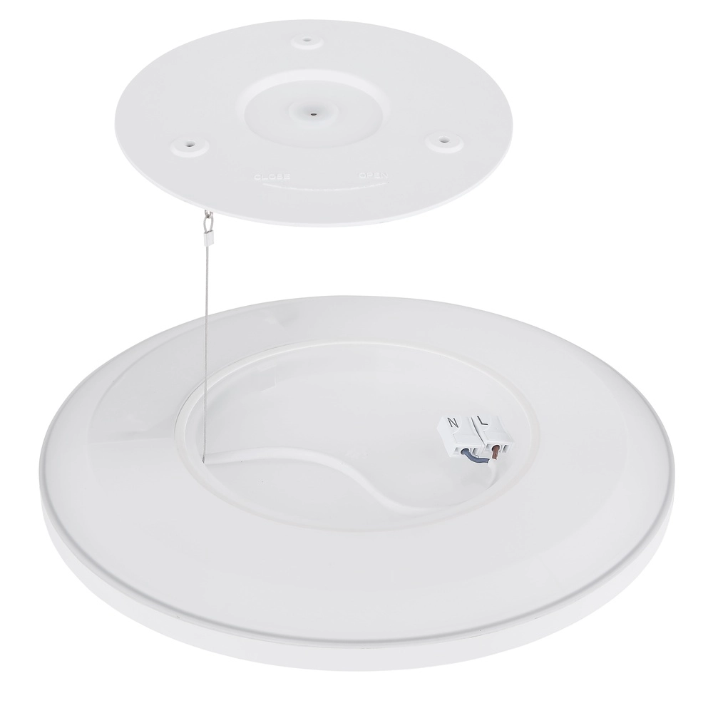 Plafonniere Sapana vierkant 29,4cm zwart Globo 9007371414390