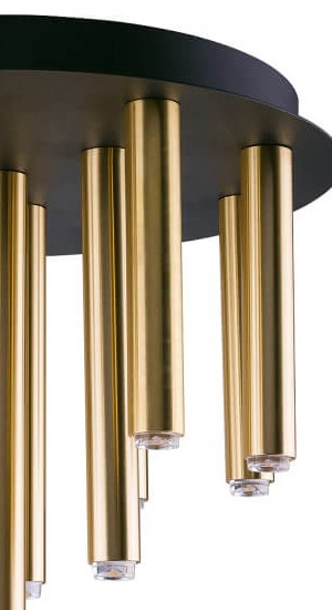 Zwart gouden plafondlamp Stalactite Lyora 5903139905497