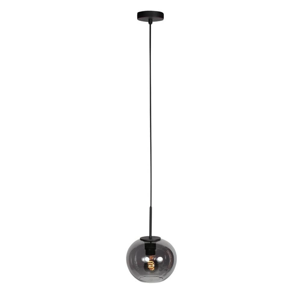 Hanglamp HaloSwap met 1 bol smoke glas Ø 20cm Steinhauer 8712746179736
