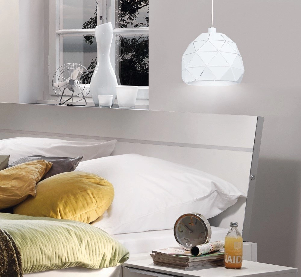 Hanglamp Roccaforte 30cm wit Eglo 9002759978549