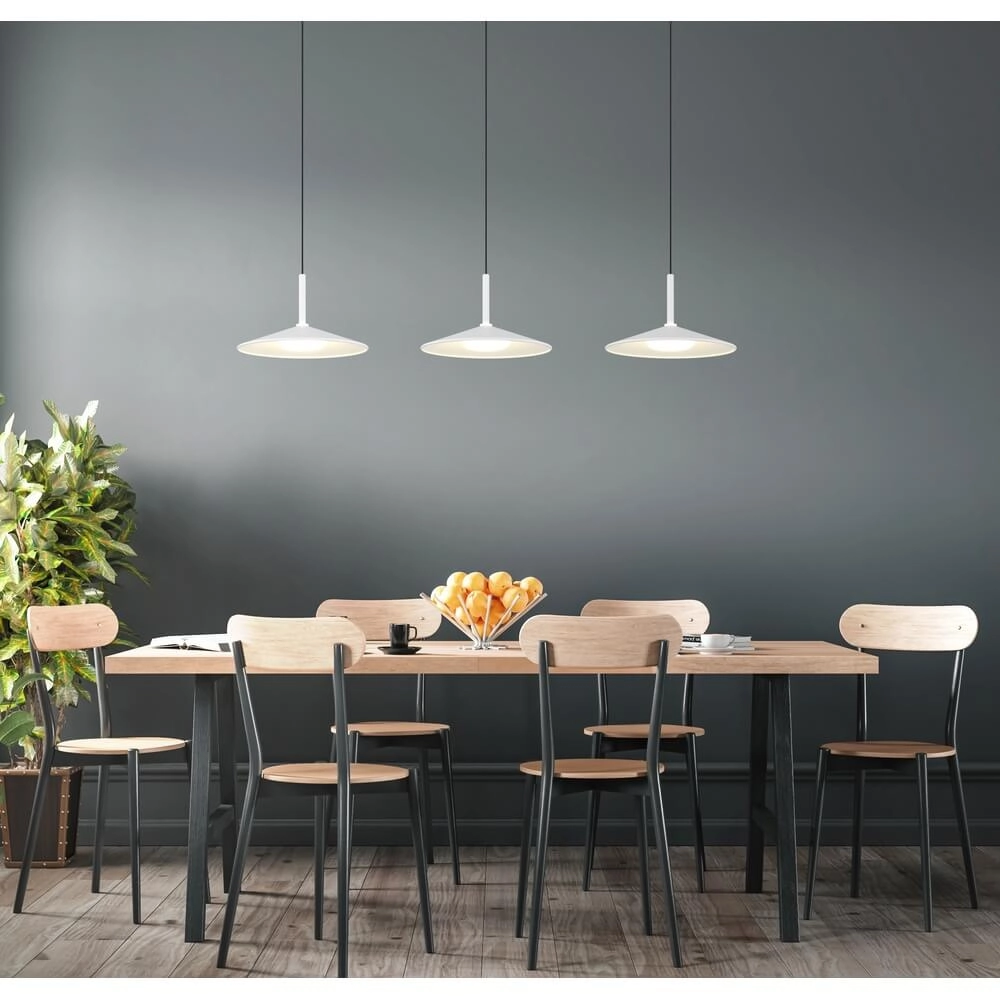 Witte hanglamp Lampone 3-lichts design Globo 9007371447374