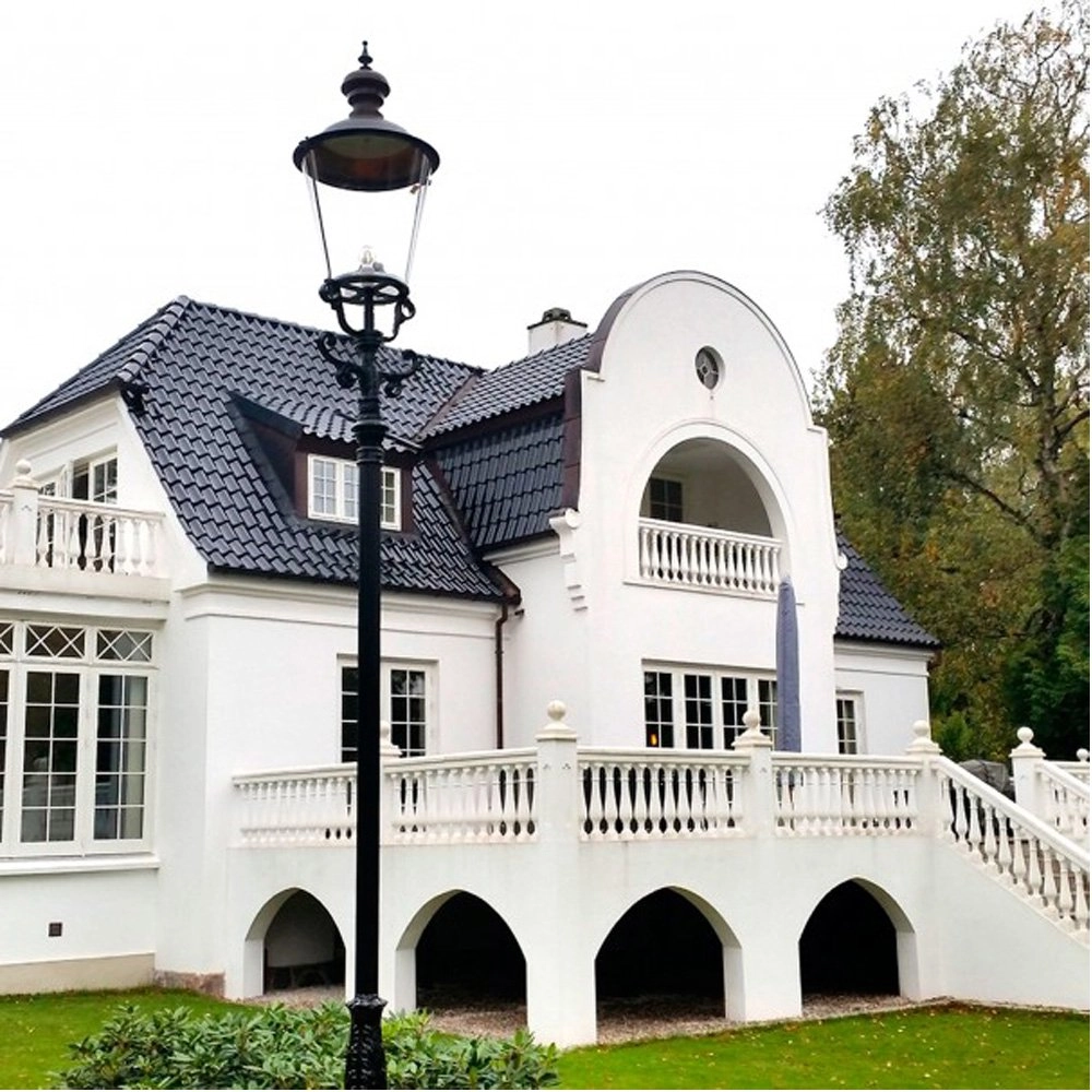 Nostalgische buitenlantaarn Dusseldorf zwart KS Verlichting 8714732080149