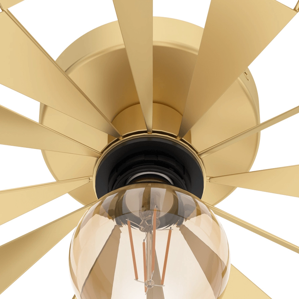 Gouden plafondlamp Castanuelo Ø 42,5cm Eglo 9002759435998