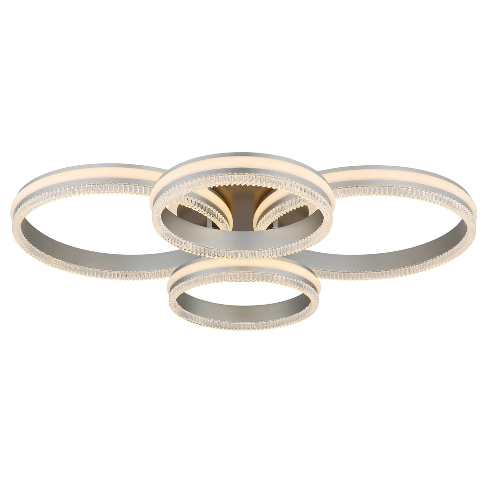 Plafondlamp Francine gunmetal 4 ringen Globo 9007371592630