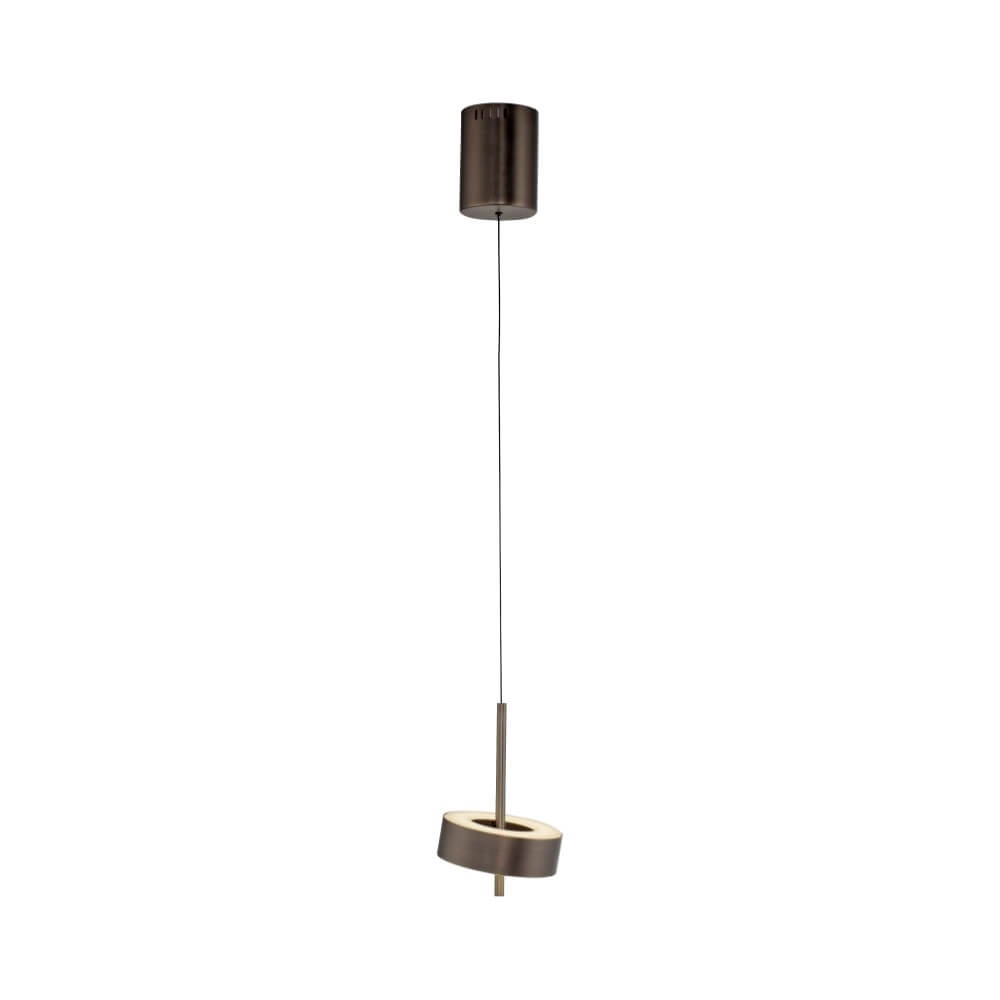 Hanglamp Q-Rotate bruin modern Paul Neuhaus 4012248383131