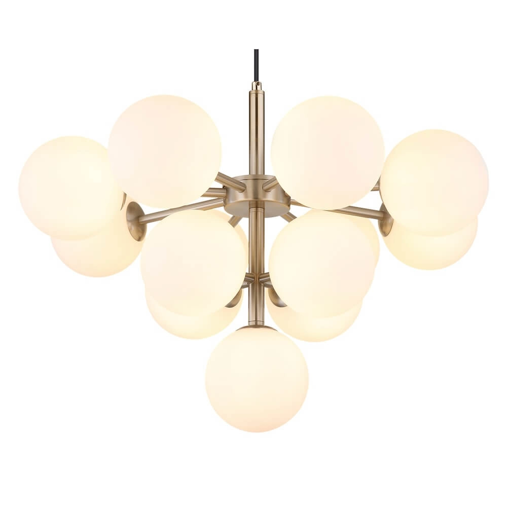 Nikkel hanglamp Grappy 13-lichts Globo 9007371456123