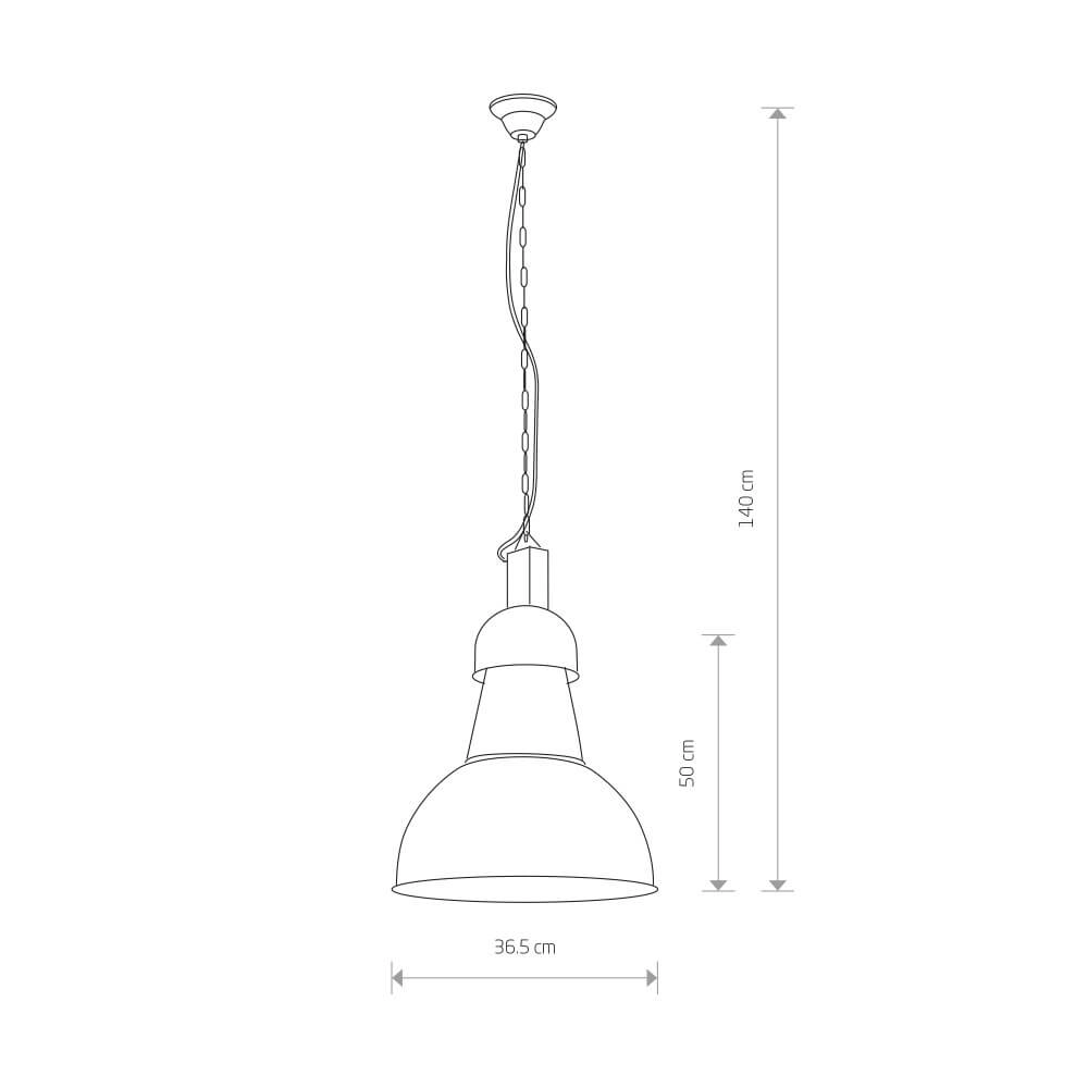 Hanglamp High-Bay Ø 36,5cm Lyora 5903139506793