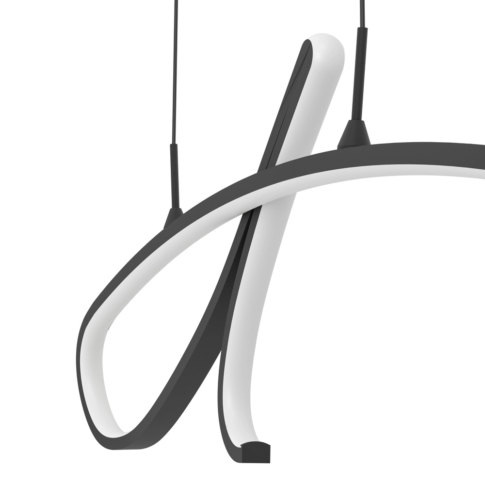 Designvolle led hanglamp Cardoncito zwart Eglo 9008606368129