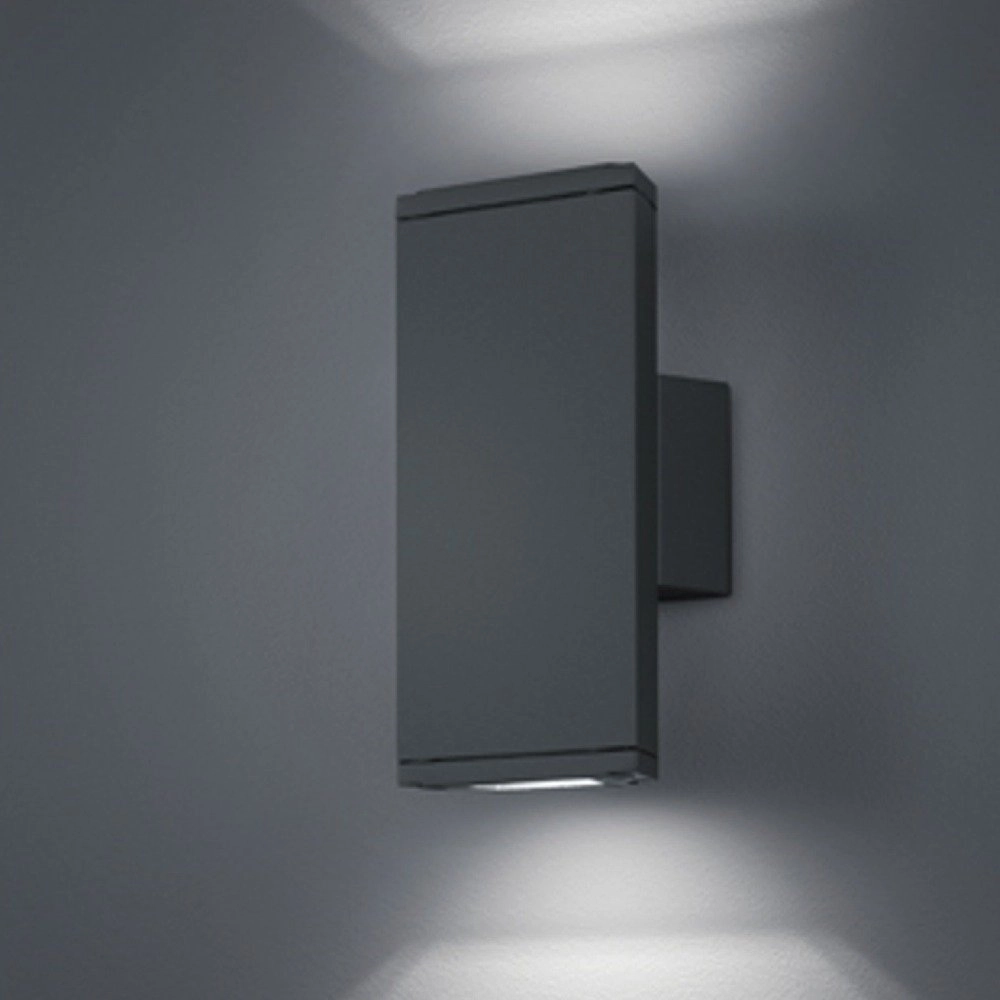 Wandlamp Colorado Up - Down antraciet Trio 4017807284164