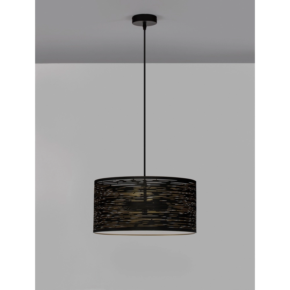 Hanglamp Zane zwart Lyora 5212017436443
