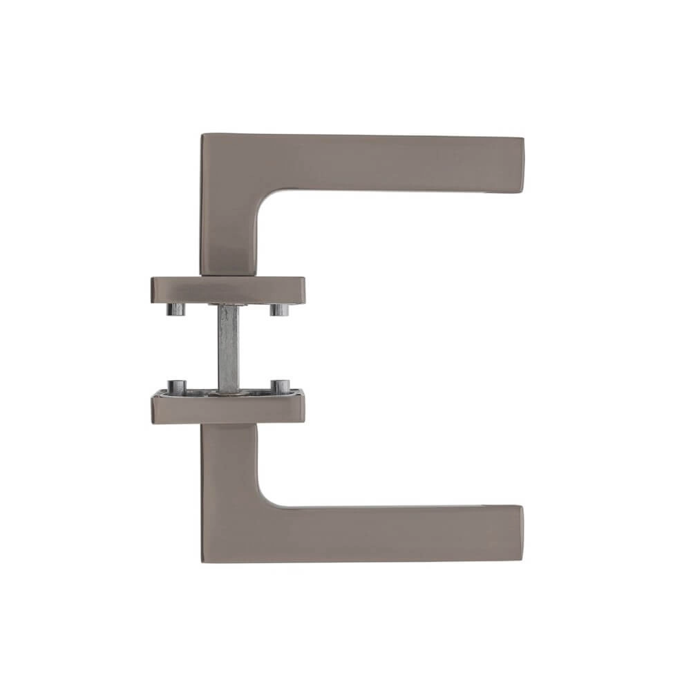 Deurklink Ben vierkant rozet nikkel mat Intersteel 8714186272671