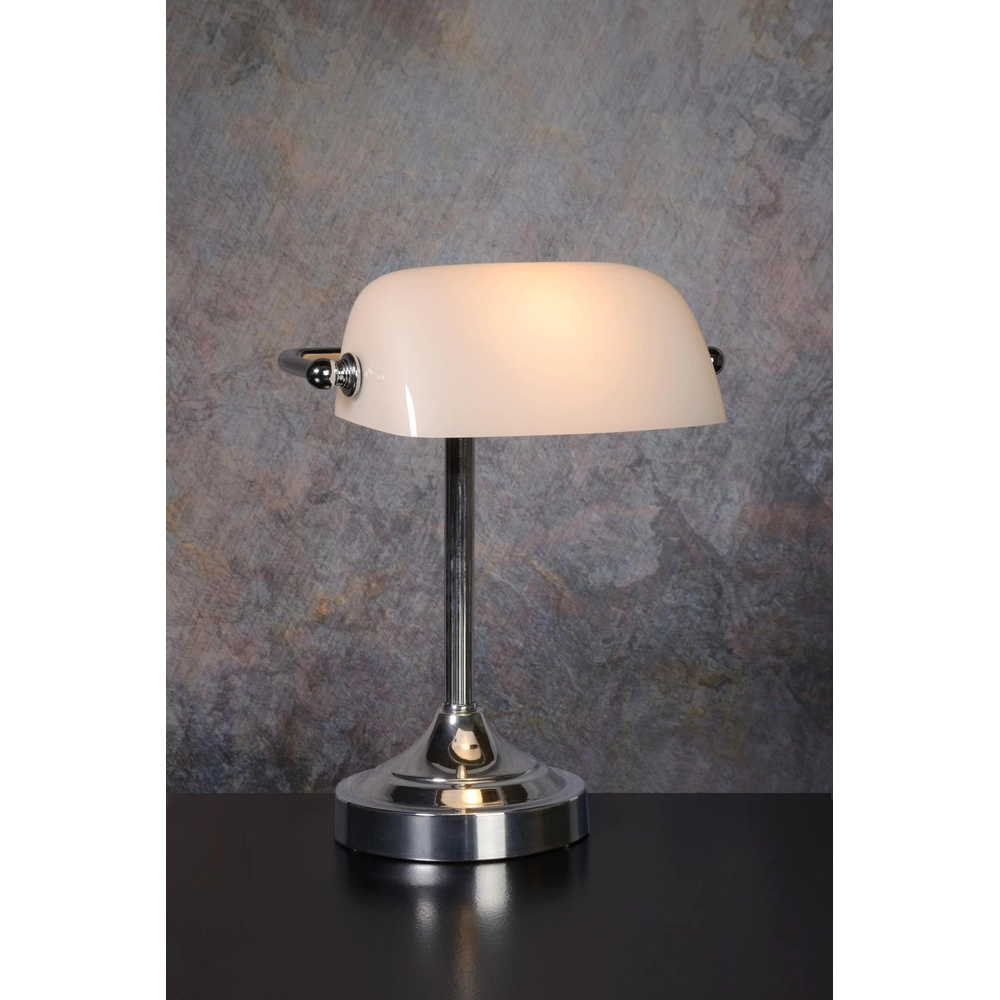 Bureaulamp Banker chroom
