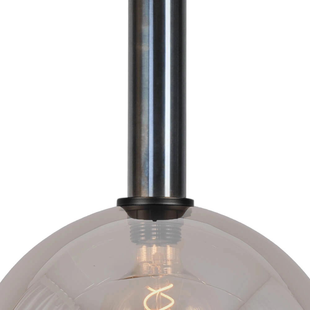 Hanglamp Ø 30cm Bella 2 Dappled oil met goud glas Masterlight 8718121334189