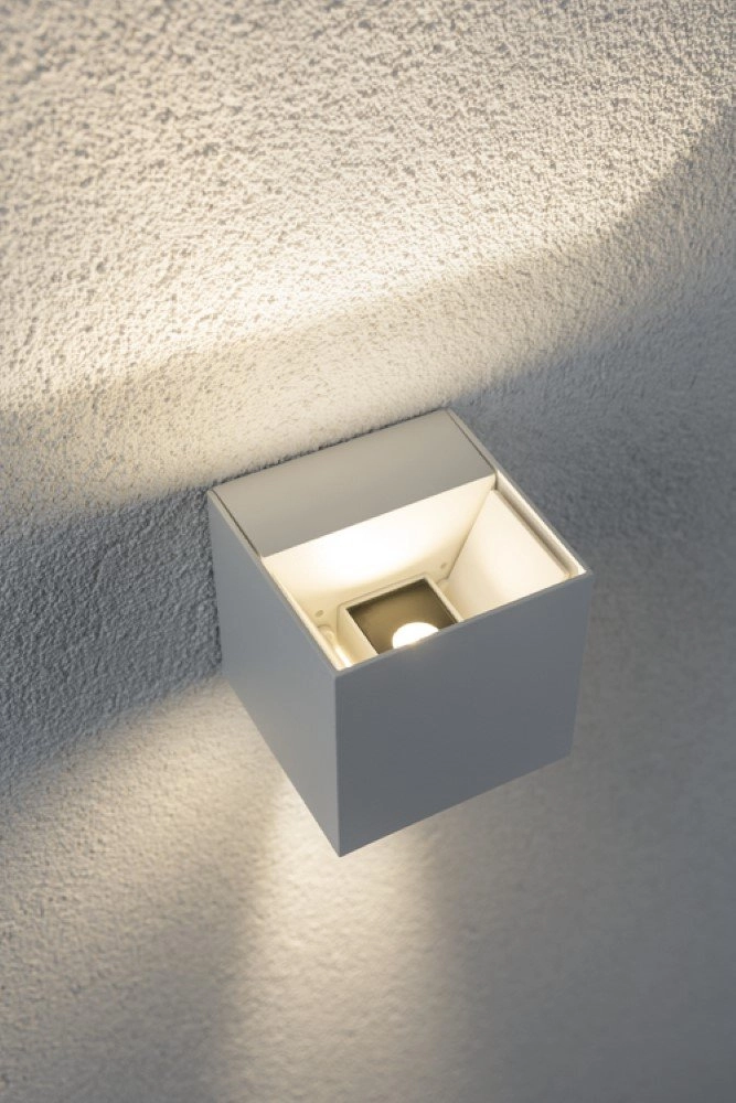 Witte up- & downlighter Cybo Paulmann 4000870180013