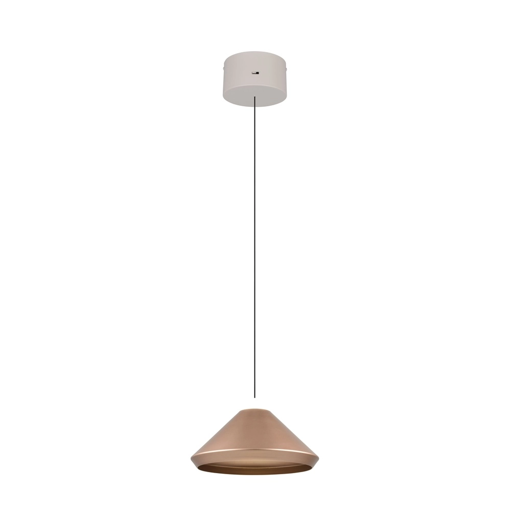 Moderne hanglamp Laguna Ø 30cm koffie bruin Trio 4017807677522