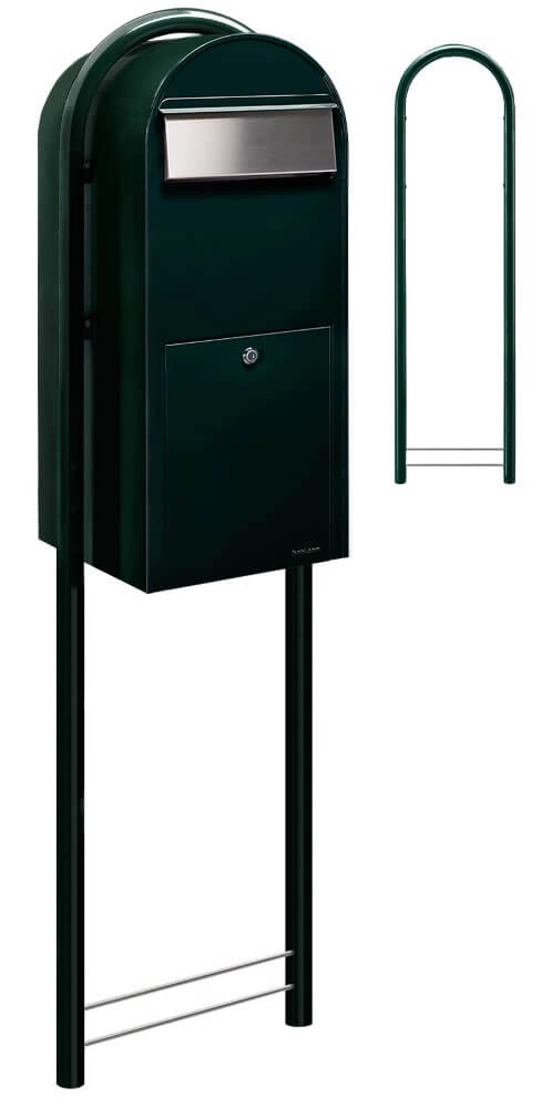 Brievenbus Jumbo 6064 i Zwartgroen Bobi 6417237026330