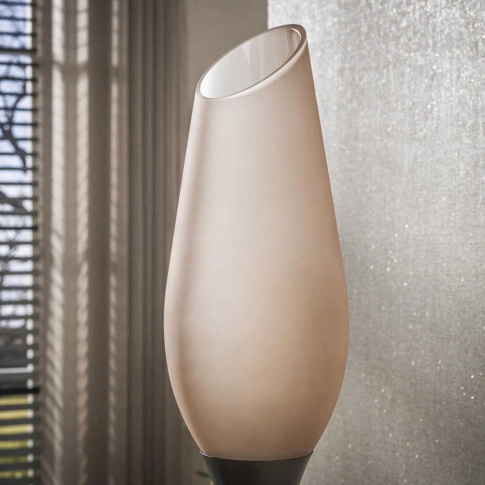Glazen vloerlamp Cocoon 3x E27 - 168cm - frosted glas Lyora 8716803511873
