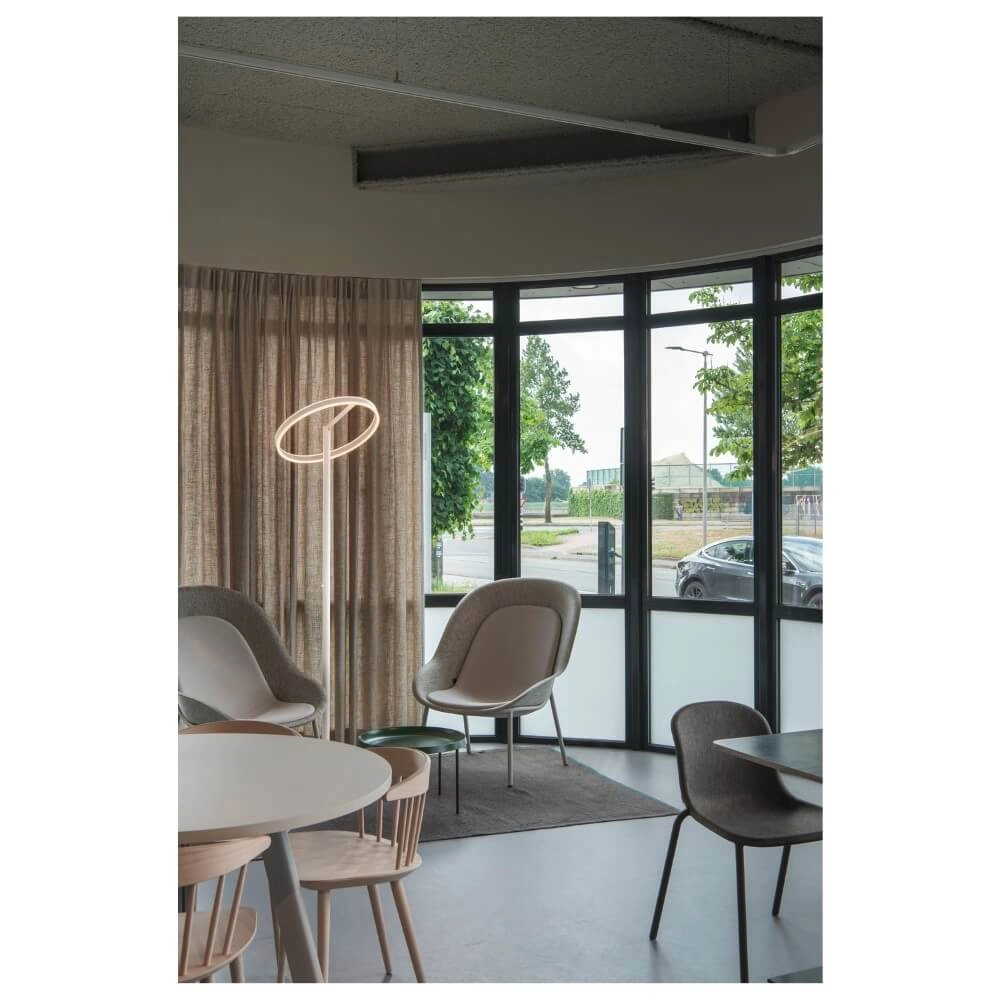 Zwarte design vloerlamp One Straight SLV 4024163265522