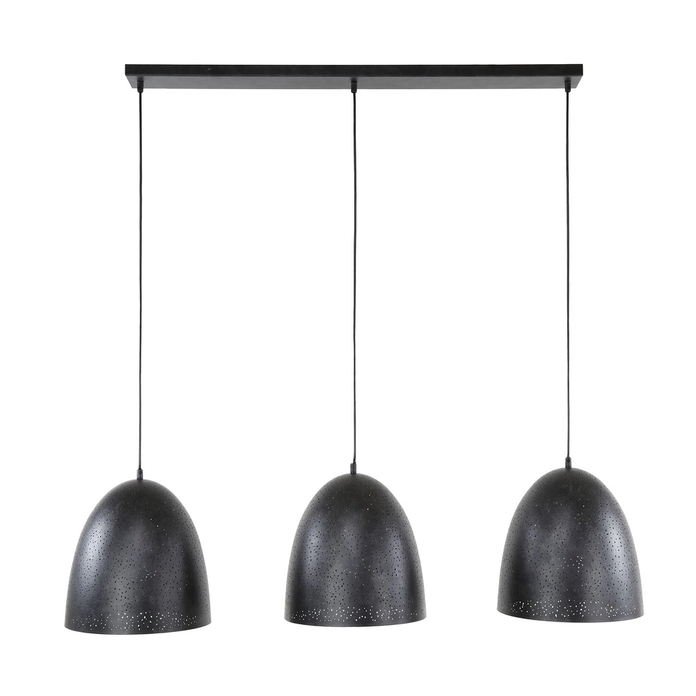 Eetkamer hanglamp Kosmos 3L - E27 - Charcoal Lyora 8716803512221