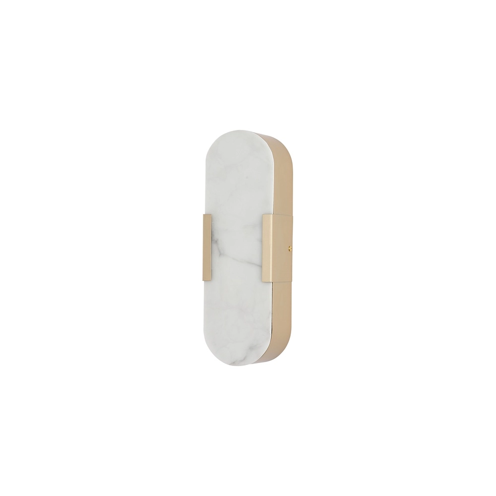 Wandlamp Opaline goud 35cm Searchlight 5053423300733