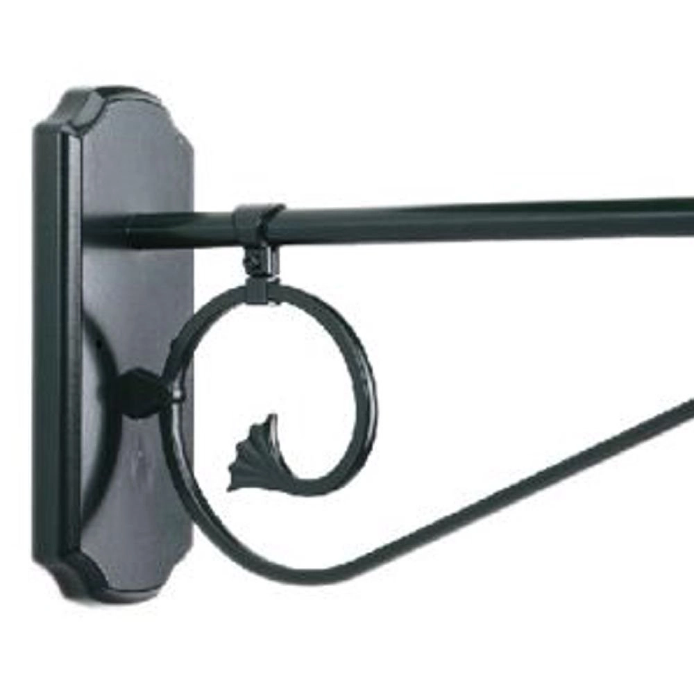 Landelijke muurlamp Louvre zwart KS Verlichting 8714732725149