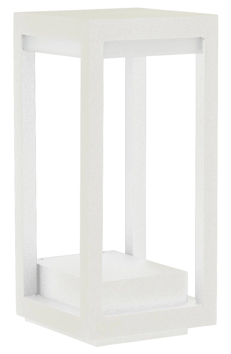 Tuinverlichting vierkant Poast 30cm - wit