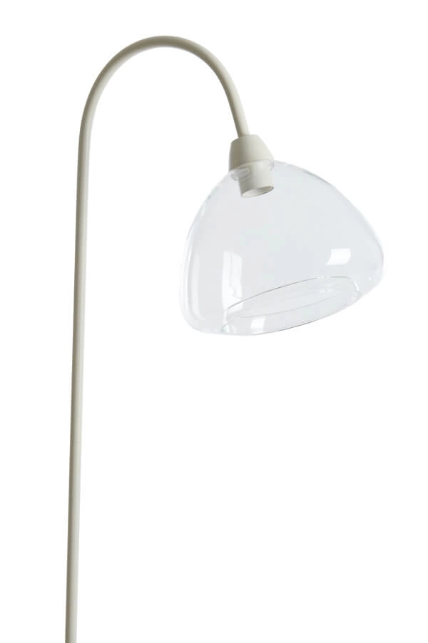 Vloerlamp Bisho crème design Light & Living 8717807743383