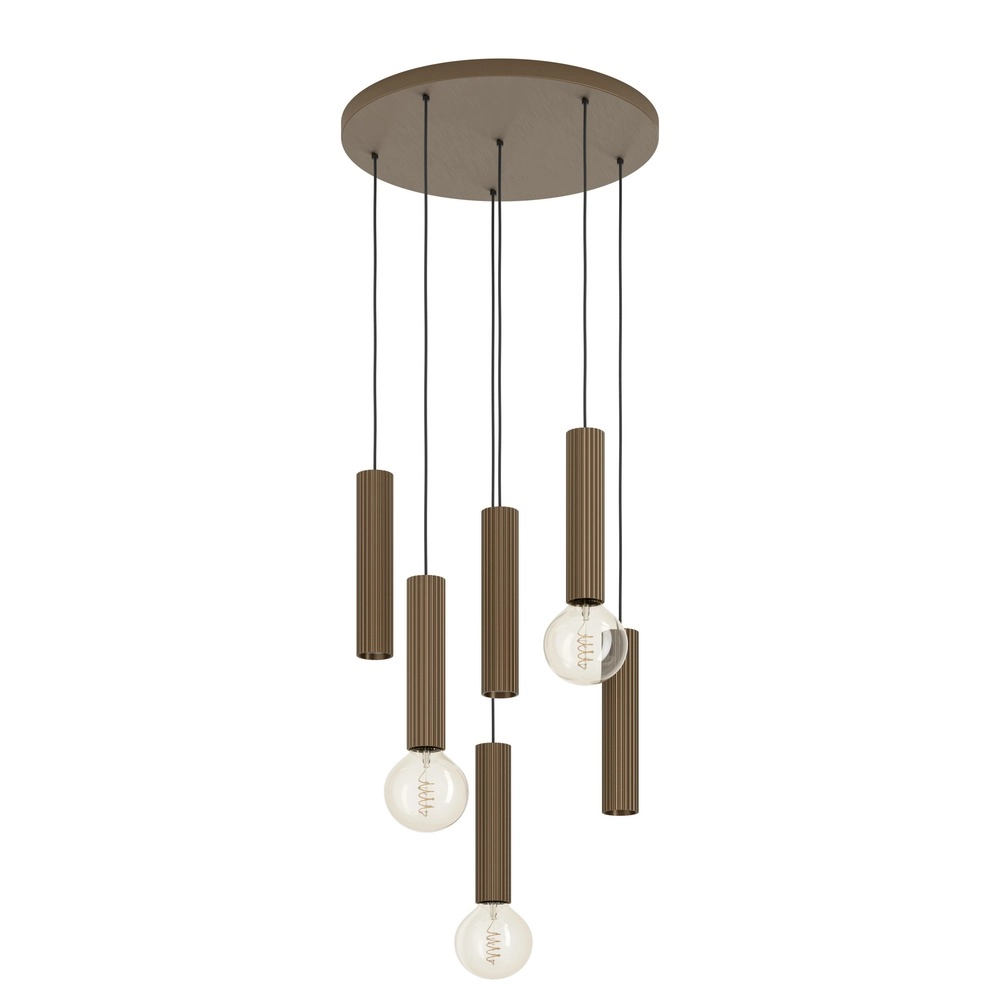 Design hanglamp Fariolo brons 6-lichts Ø 48cm