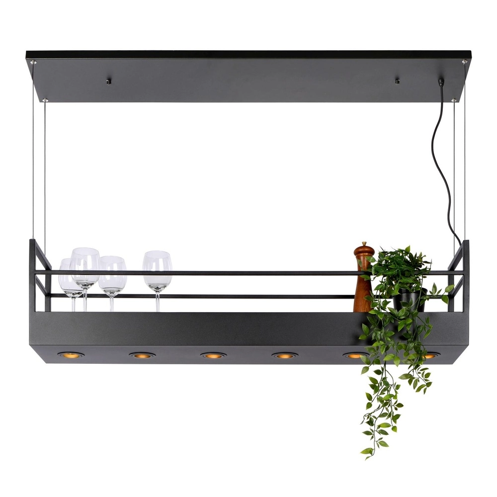 Zwarte hanglamp Miravelle design Lucide 5411212211439
