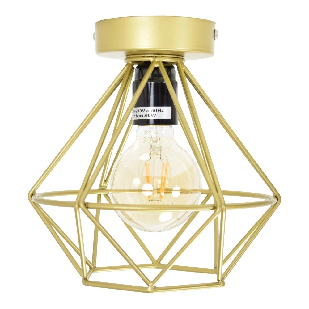 Plafondlamp Wire Ø22cm goud Plafondlamp Wire Ø22cm goud
