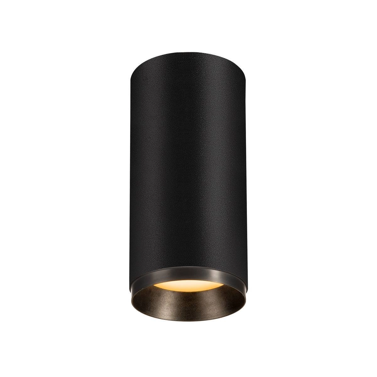 Led plafondspot Numinos 8,5cm zwart