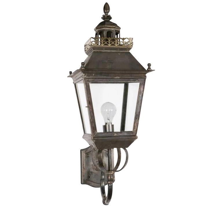 Landelijk buitenlamp Chateau handgemaakt - antiek koper (ANT)