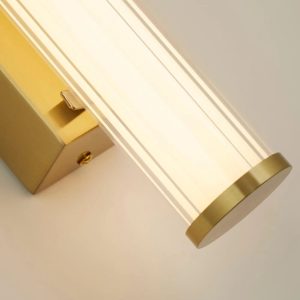 Gouden wandlamp Clamp 33cm Searchlight 5053423268095