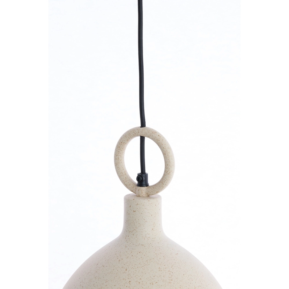 Metalen hanglamp Rosero Ø 24cm - zand bruin Light & Living 8717807787653