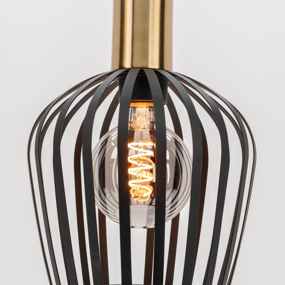 Hanglamp Empoli zwart met goud - Ø 20cm Eglo 9008606299881