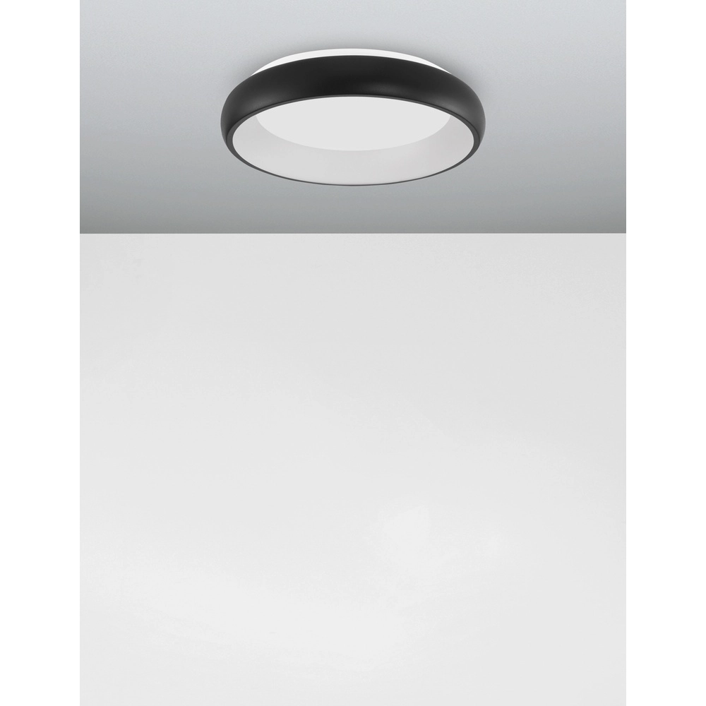 Plafondlamp Albi zwart Ø 41cm Lyora 5212017419514