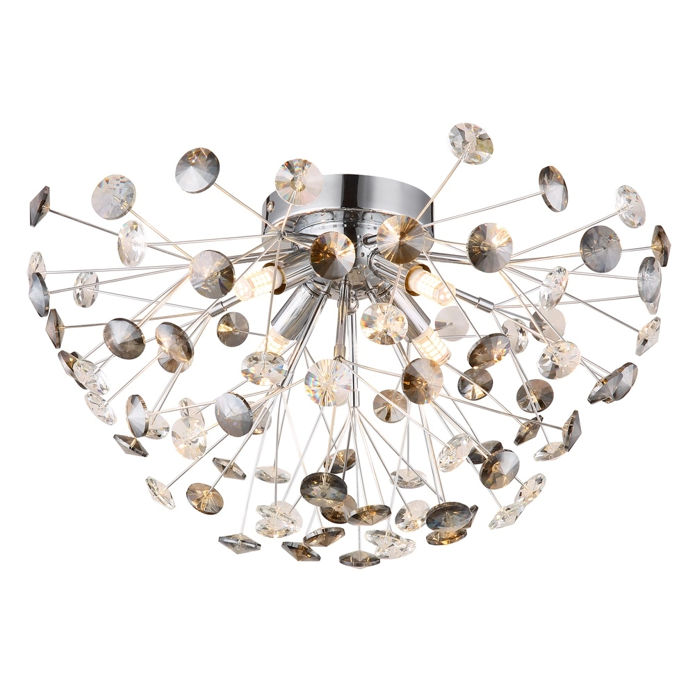 Plafondlamp Katrina chroom Ø 45cm