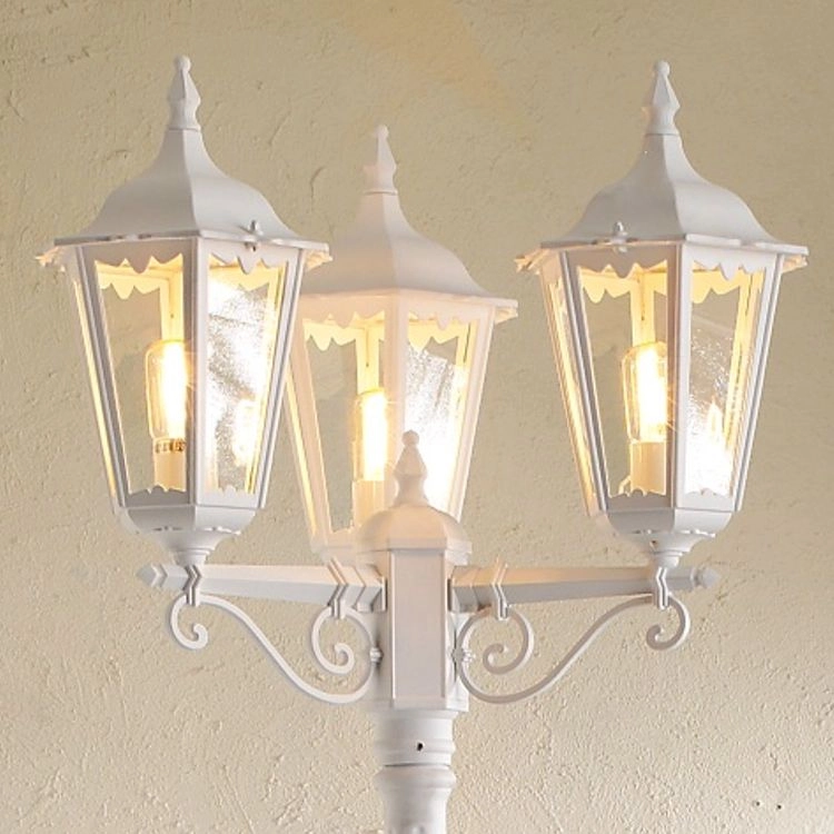 Klassieke buitenlantaarn Firenze 3-lichts wit KonstSmide 7318307217254
