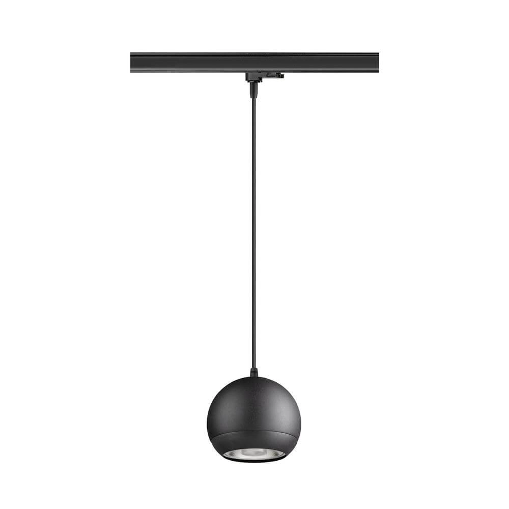 Hanglamp voor rail Light Eye 150 zwart 3-fase Ø 15cm SLV 4024163295505