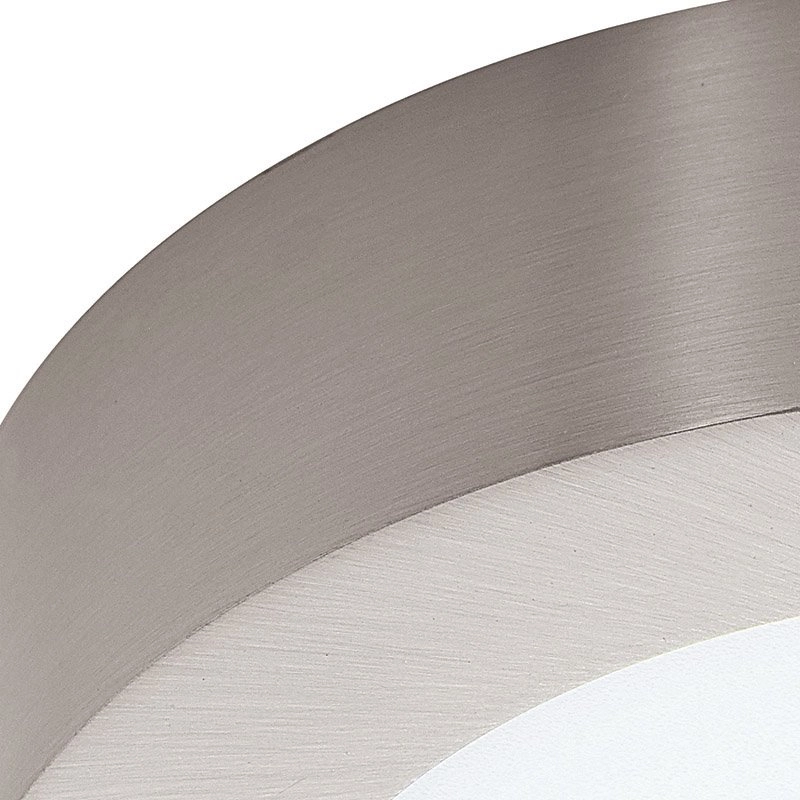 Led plafondlamp Fueva 1 11w - 3000K - 17cm nikkel mat Eglo 9002759945237