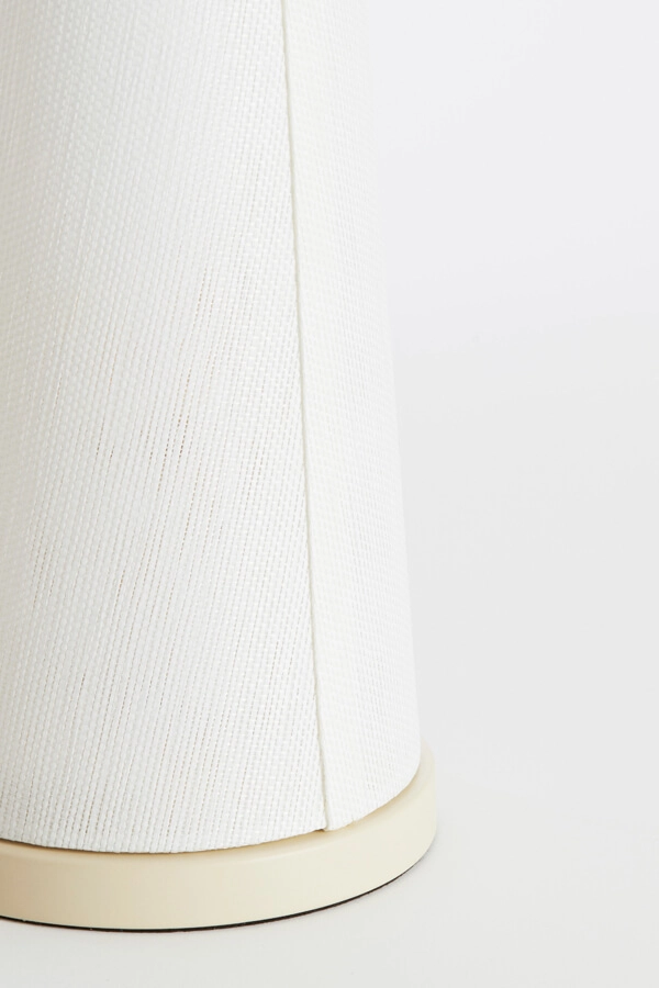 Japandi tafellamp Fyon Ø 16cm crème met wit Light & Living 8717807730659