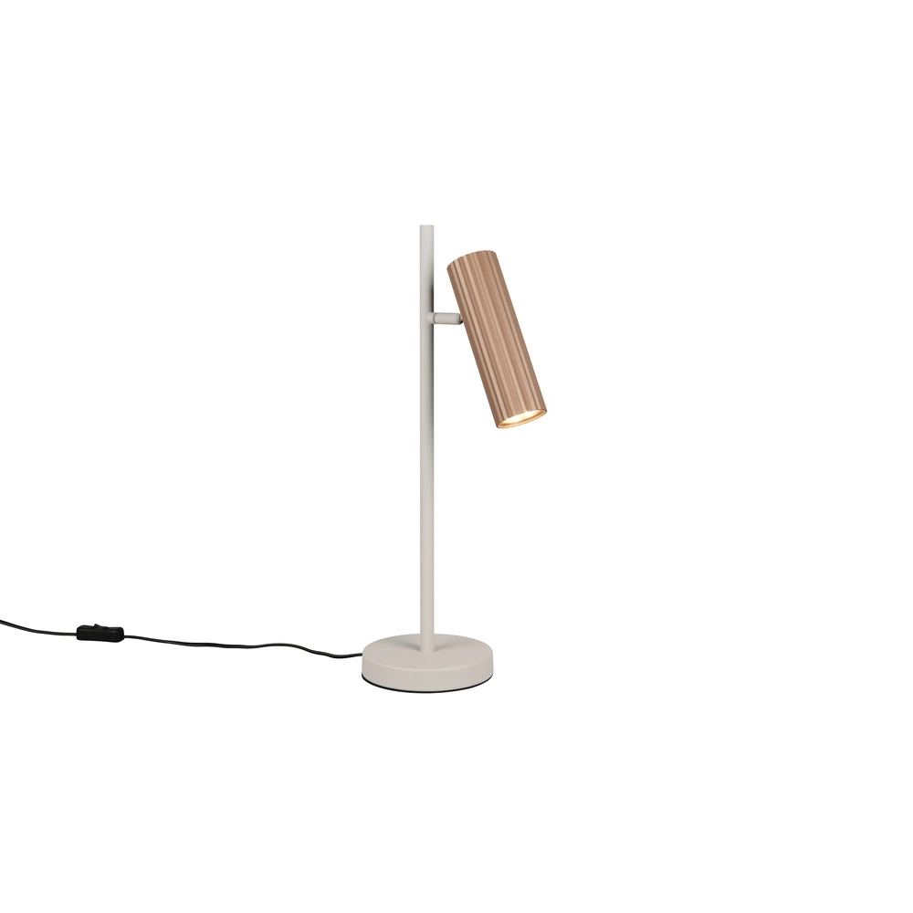 Design tafellamp Soka mokka bruin