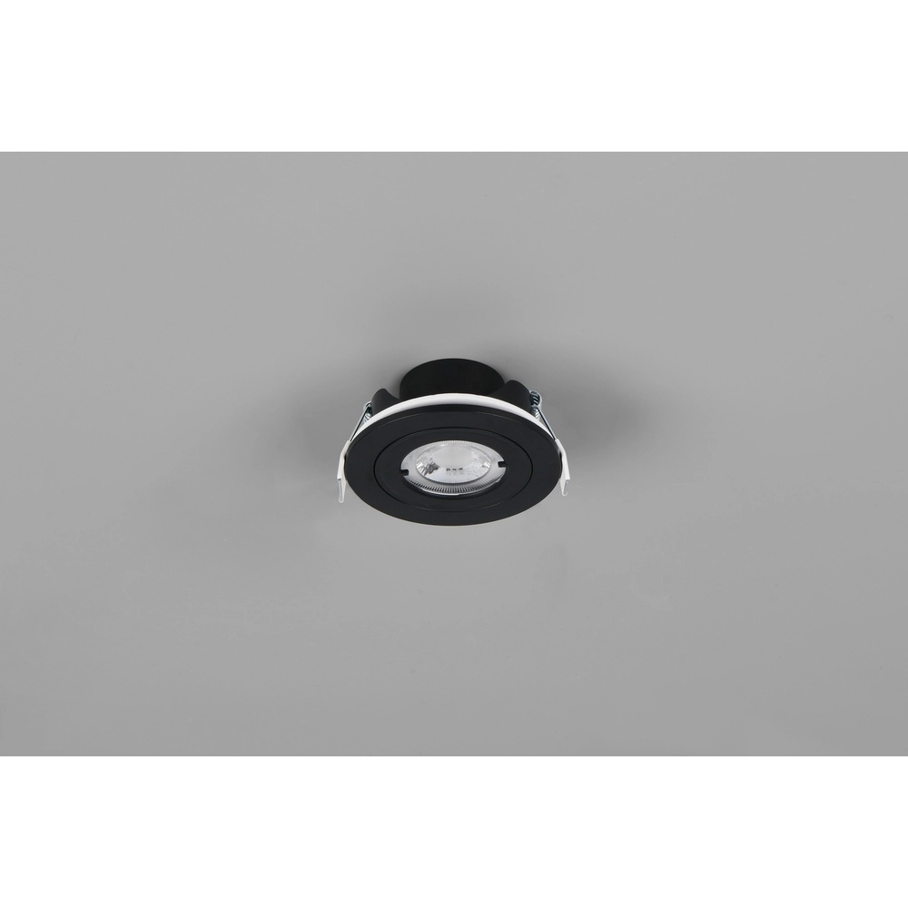 Inbouwspot Lamont zwart 3000K Trio 4017807657968